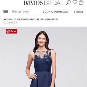 Oleg Cassini for David’s Bridal Bridesmaid Dress